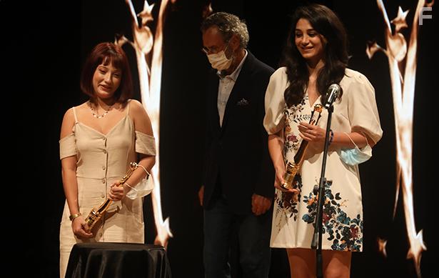 M. Sitare Akbas at an event for I am the Sea (2020)