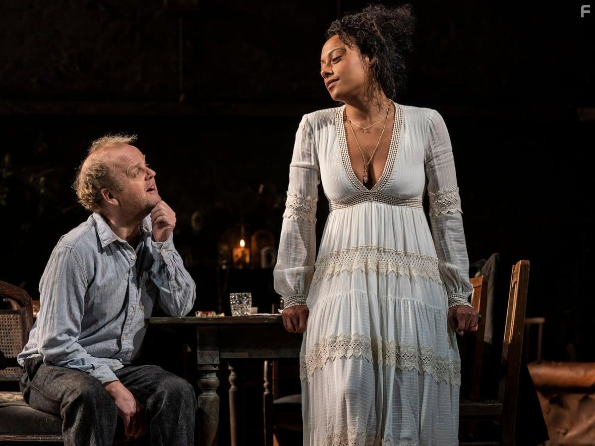 Toby Jones and Rosalind Eleazar in Uncle Vanya (2020)
