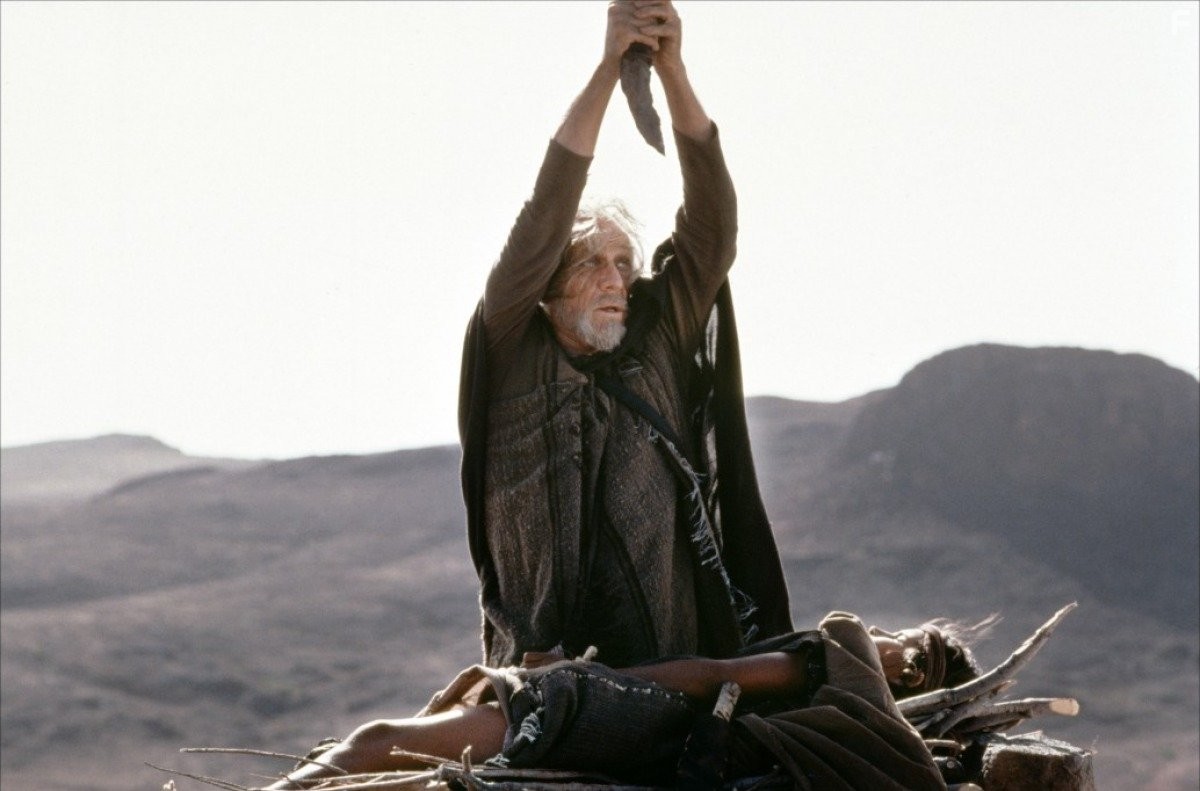 Richard Harris and Taylor Scipio in Abraham (1993)