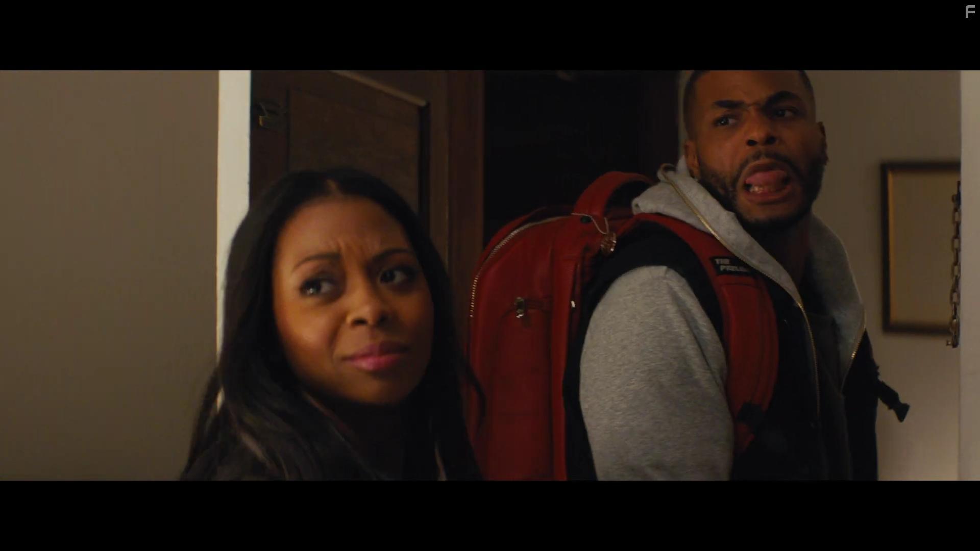 Bresha Webb and Andrew Bachelor in The House Next Door (2021)