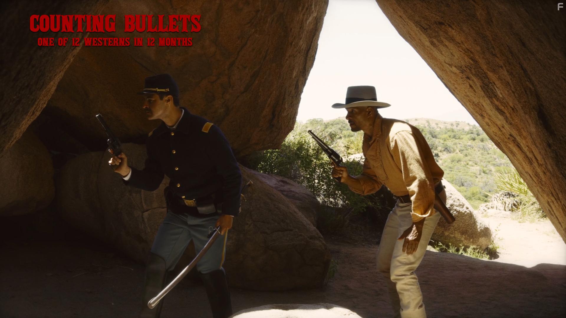 Michael Estridge and Wayne Lundy in Counting Bullets (2021)