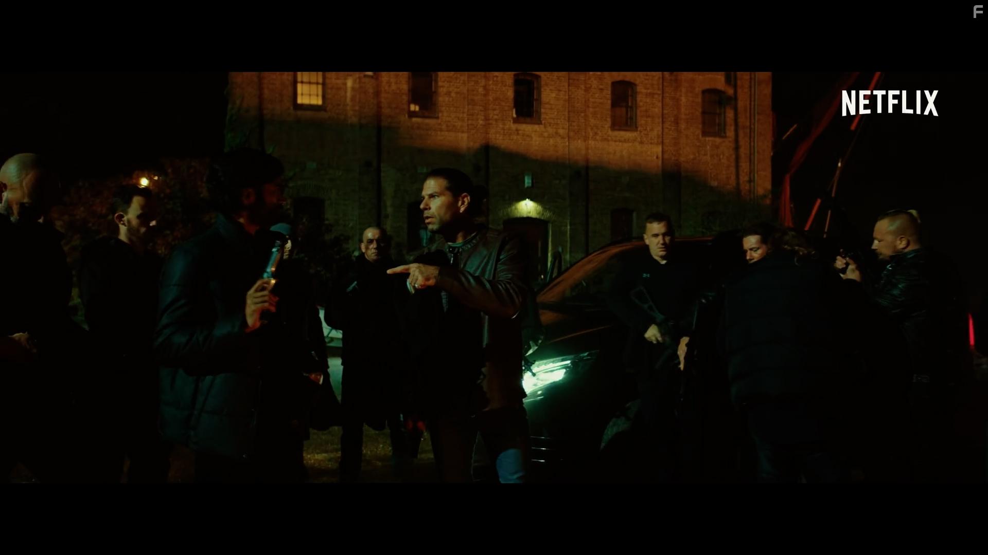 Dhanush and Roman Fiori in Jagame Thandhiram (2021)