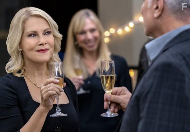 Barbara Niven and John Kapelos in The Crossword Mysteries: Crossword Mysteries: Terminal Descent (2021)