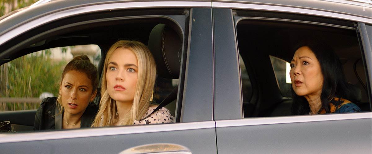 Margaret Cho, Iliza Shlesinger, and Rebecca Rittenhouse in Good on Paper (2021)