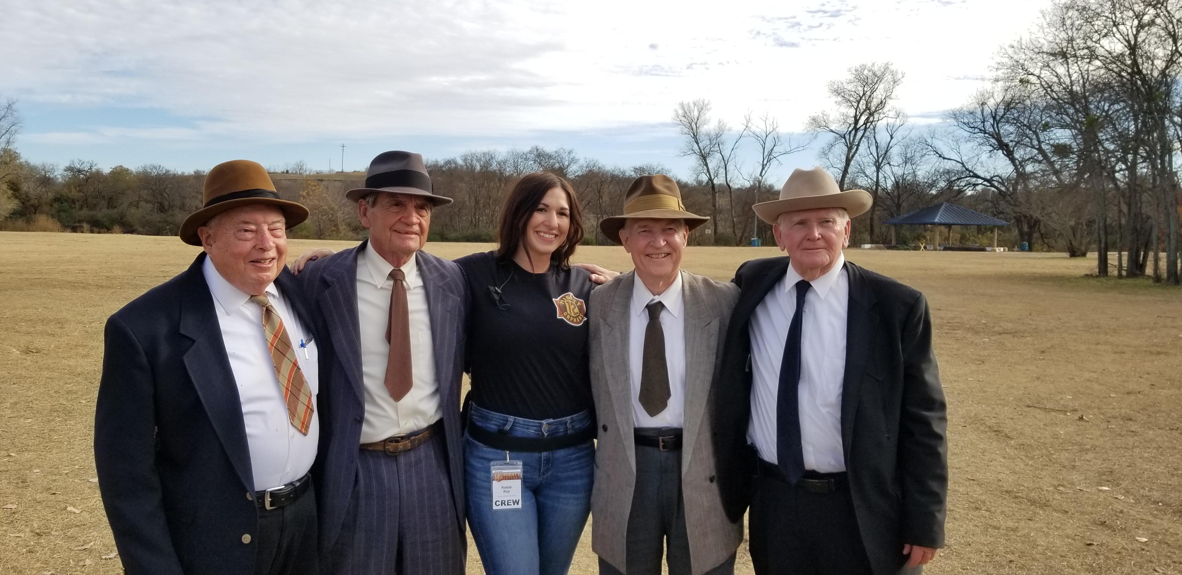 Roy Milton Jacks, Joe Howard, Robert Elwell, and Jerry Beck in 12 Mighty Orphans (2021)
