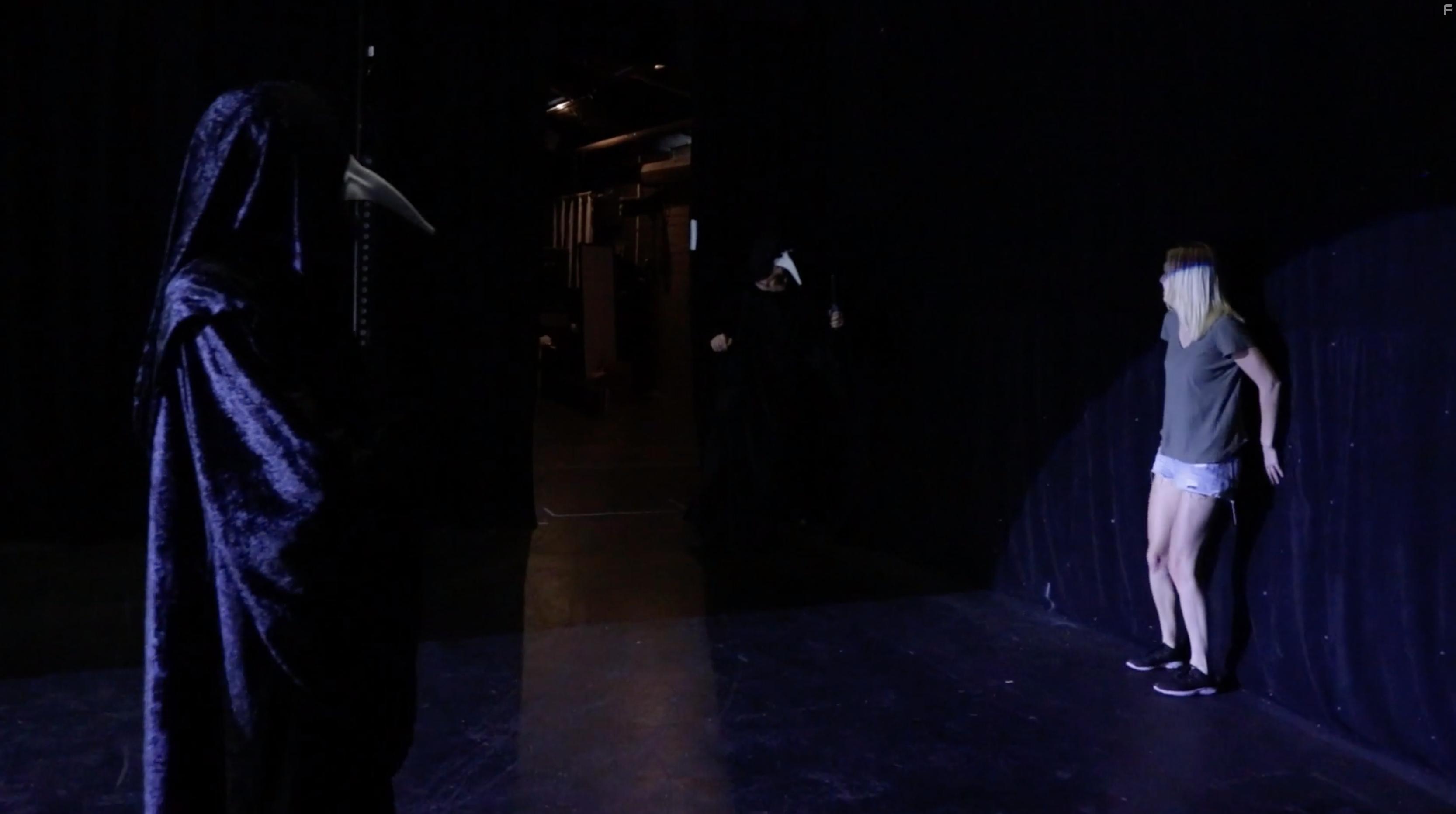 Mikaela Johnson, Nick Pages-Oliver, and Daniel Buckle in Everybody Gets Stabbed (2020)