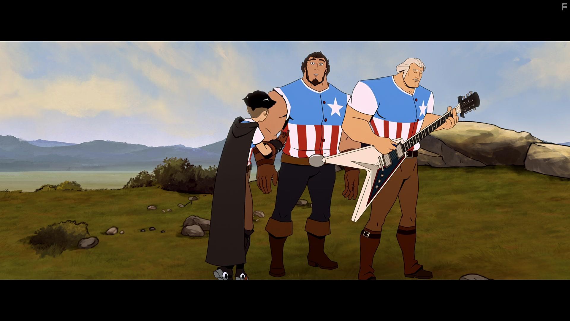 Channing Tatum and Jason Mantzoukas in America: The Motion Picture (2021)