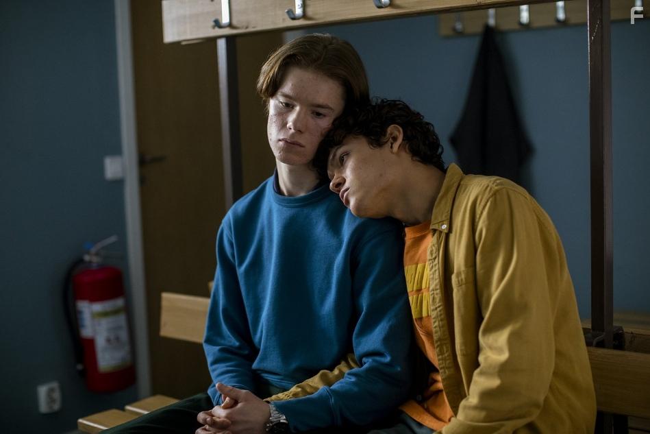 Edvin Ryding and Omar Rudberg in Young Royals (2021)