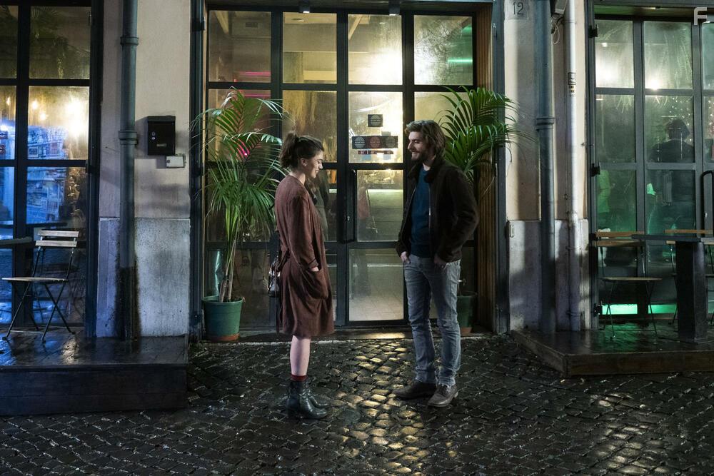 Angelo Spagnoletti and Cristina Cappelli in Generazione 56K (2021)