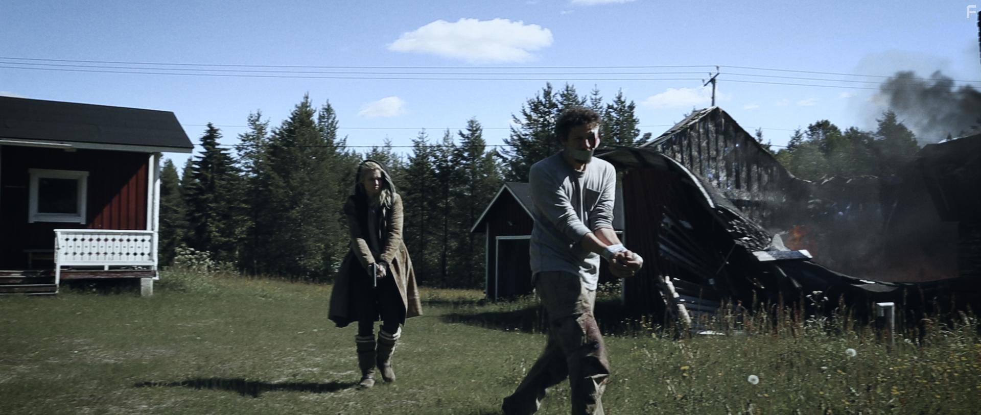 Stefan Ebel and Siri Nase in A Living Dog (2019)