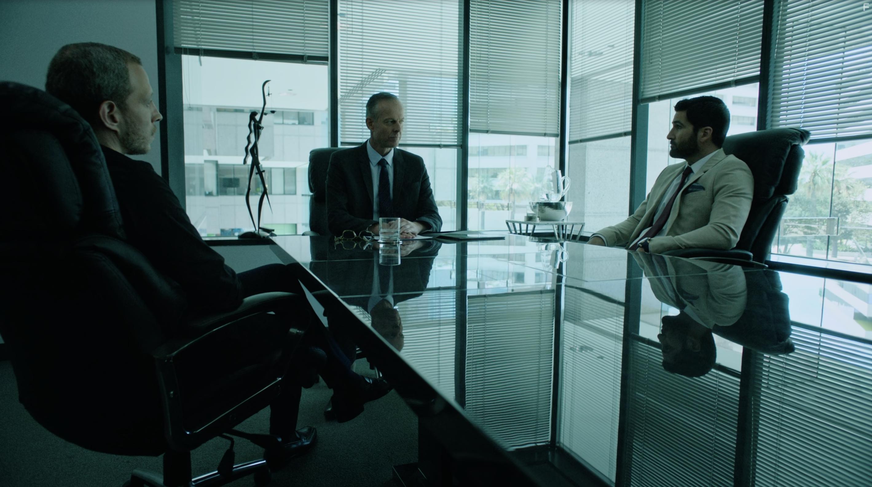 Micah Hauptman and Jared Farid Ward in Nova Vita (2021)