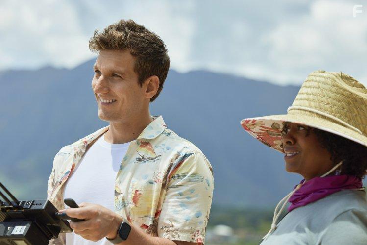 Karen Malina White and Scott Michael Foster in Love, for Real (2021)