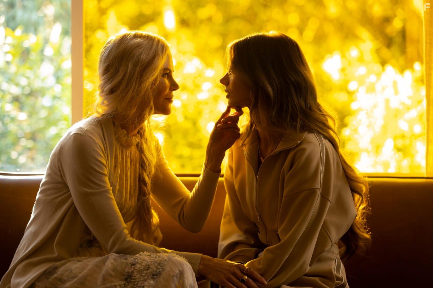 Nicole Kidman and Samara Weaving in Nine Perfect Strangers: The Critical Path (2021)