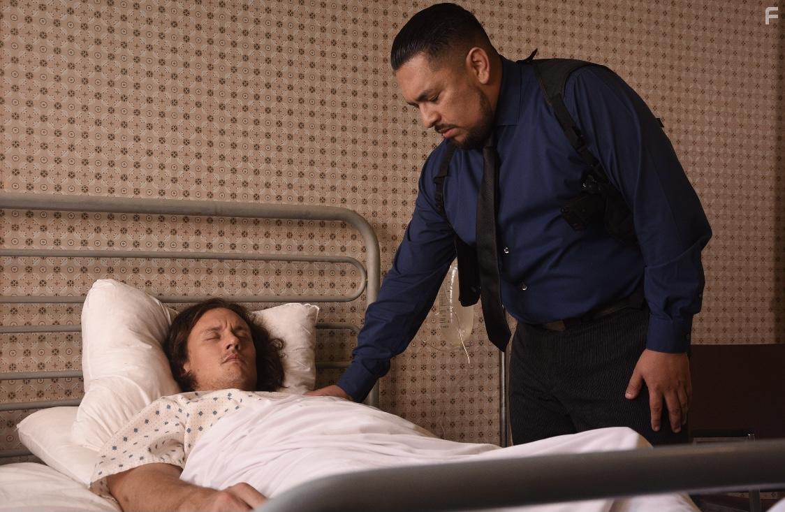 Ruben M. Salinas and Taylor Jed Martin in Mind Talker (2021)