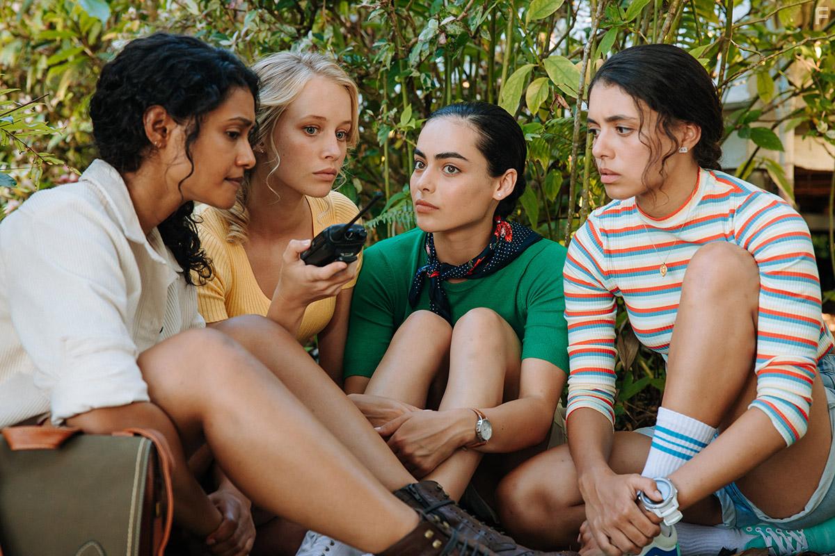 Aubri Ibrag, Mercy Cornwall, Miah Madden, and Sana'a Shaik in Dive Club (2021)