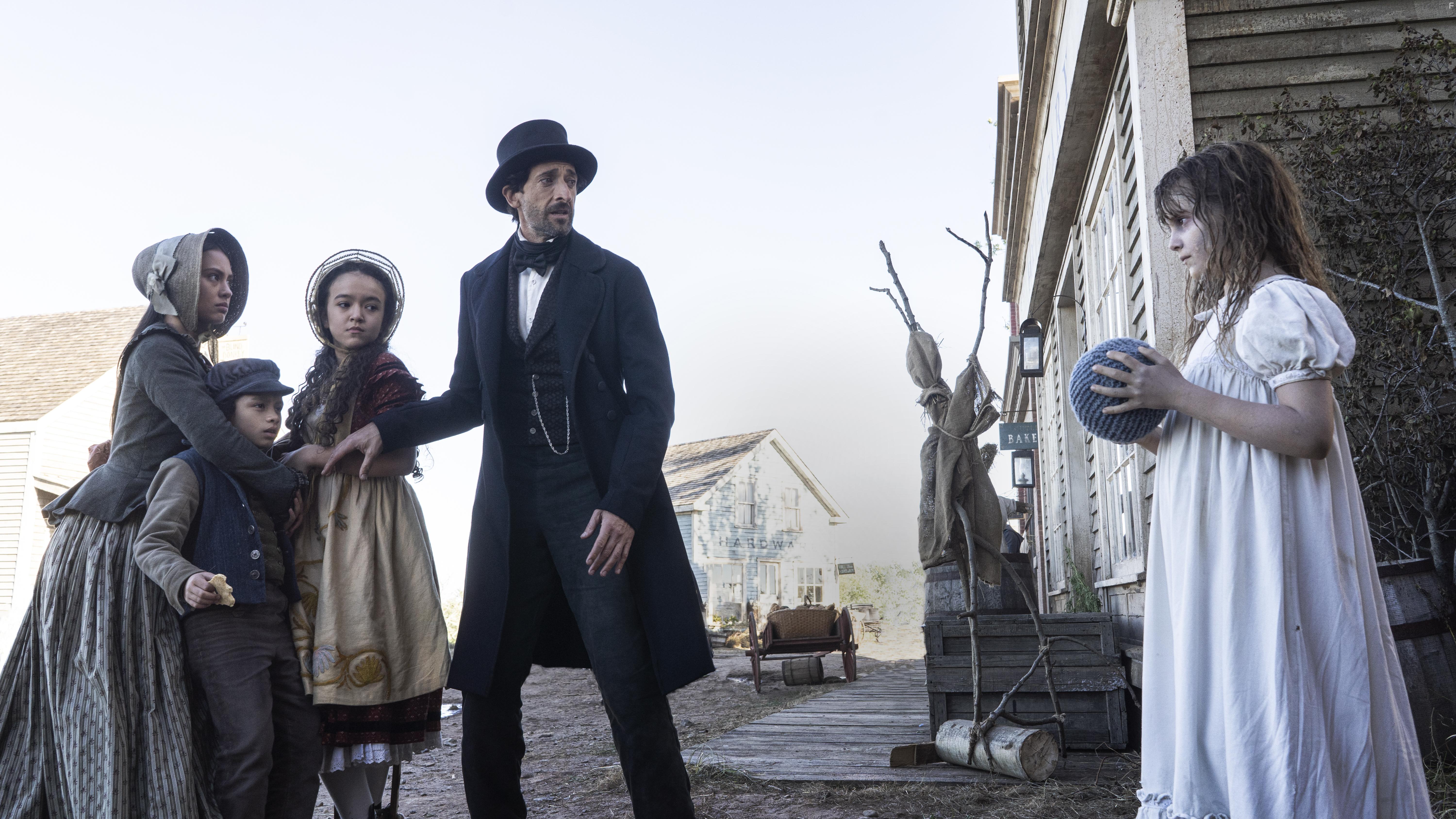 Adrien Brody, Jennifer Ens, Sirena Gulamgaus, and Ian Ho in Chapelwaite (2021)