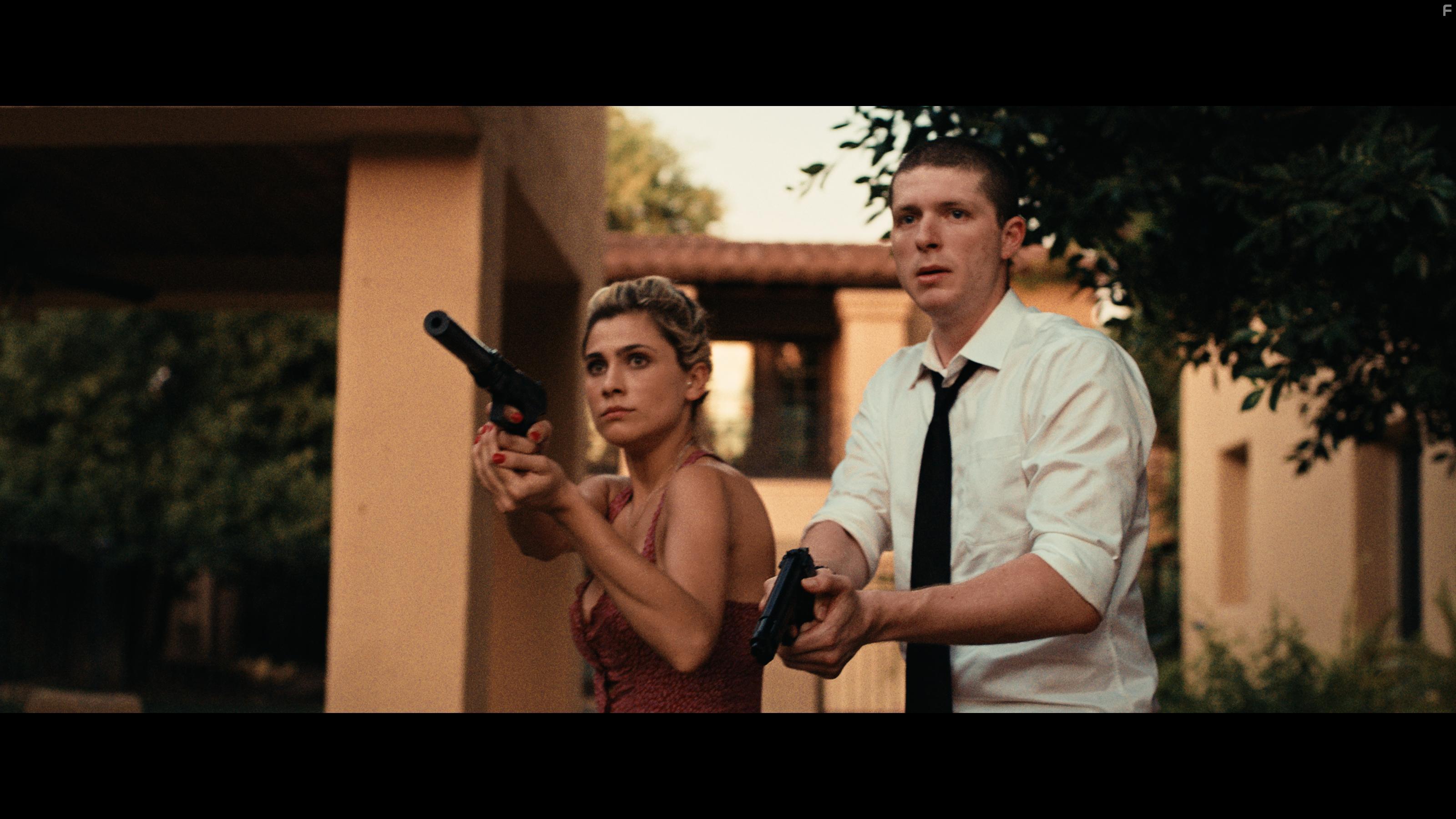 Heston Horwin and Michaella Russell in Echoes of Violence (2021)