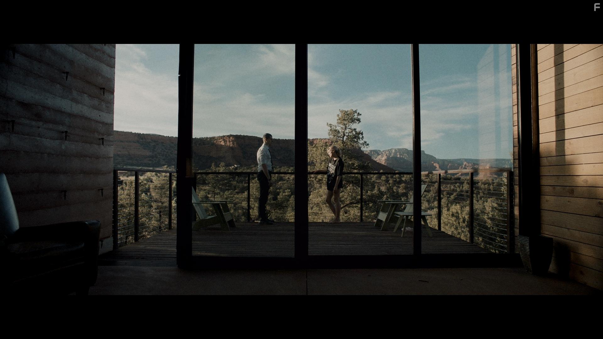 Heston Horwin and Michaella Russell in Echoes of Violence (2021)