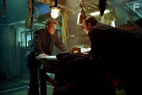 (Left to right) Ben Affleck as Jack Ryan and Liev Schreiber as John Clark in  "The Sum Of All Fears."