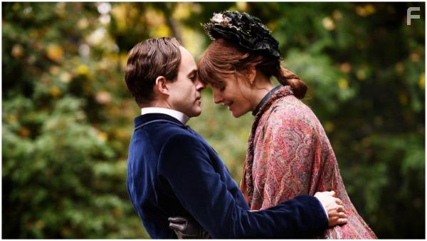 Romola Garai and Patrick Kennedy in Miss Marx (2020)