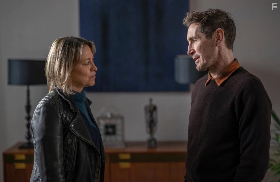 Paul McGann and Nicola Walker in Annika (2021)