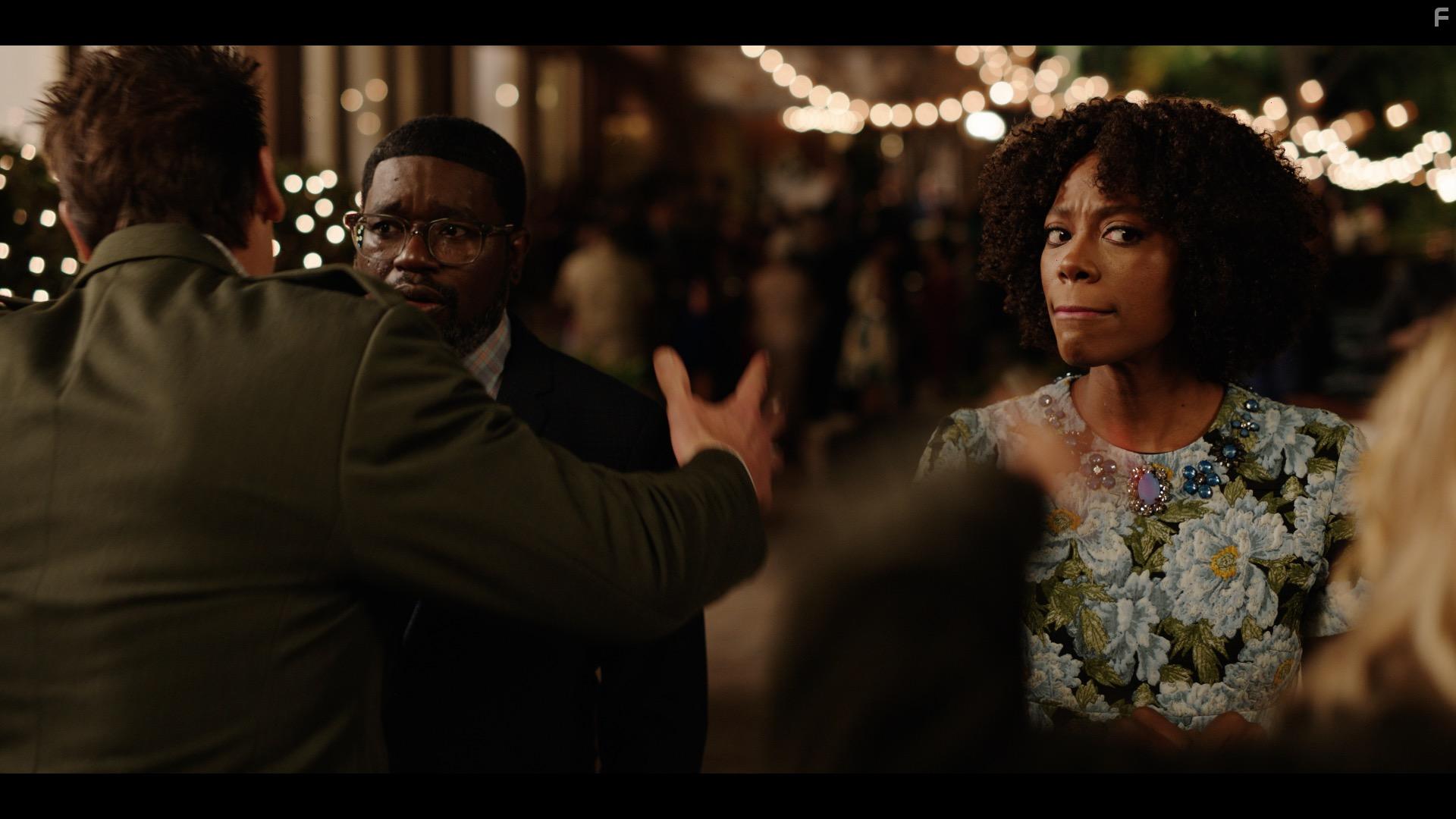 John Cena, Lil Rel Howery, and Yvonne Orji in Vacation Friends (2021)