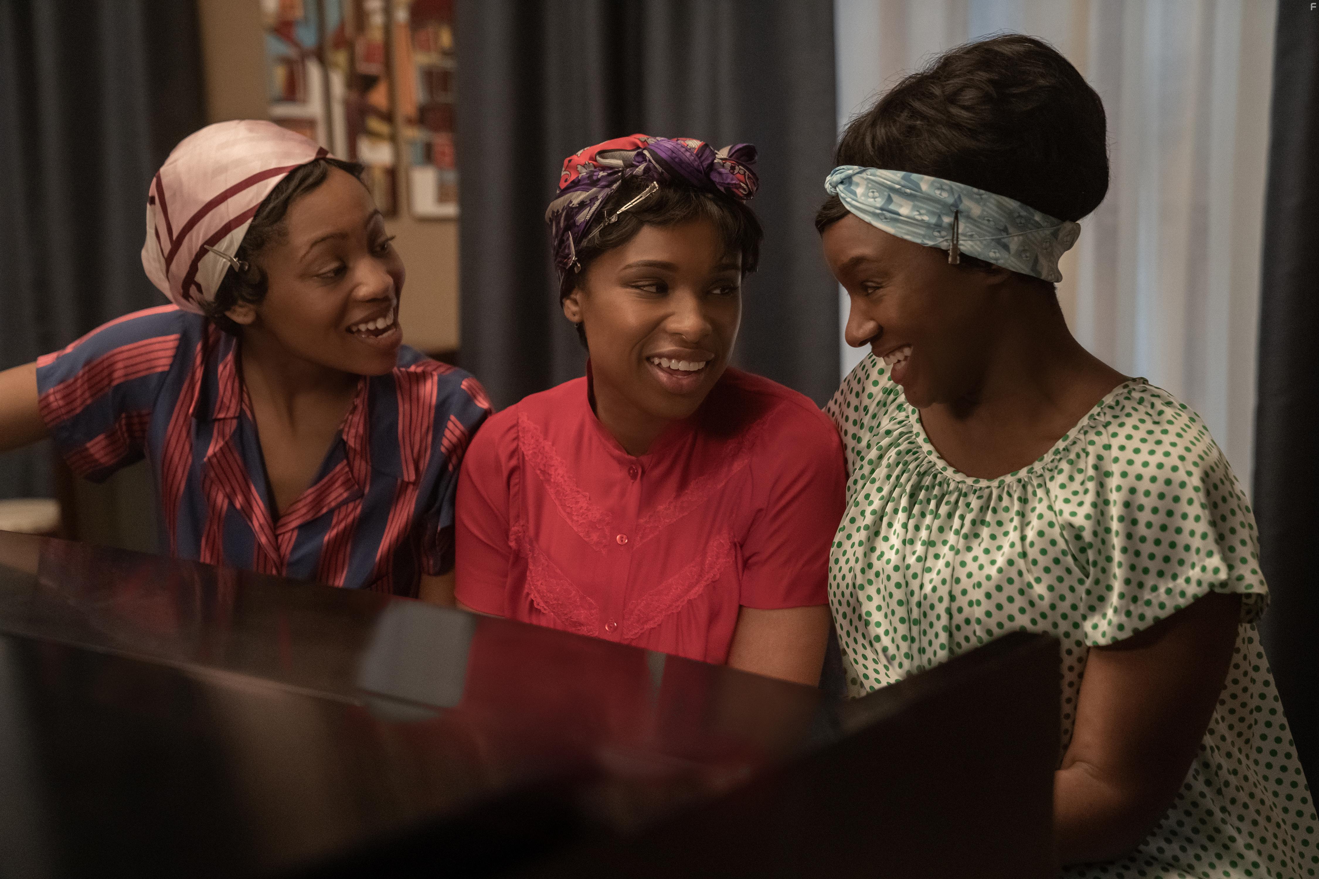 Saycon Sengbloh, Jennifer Hudson, and Hailey Kilgore in Respect (2021)