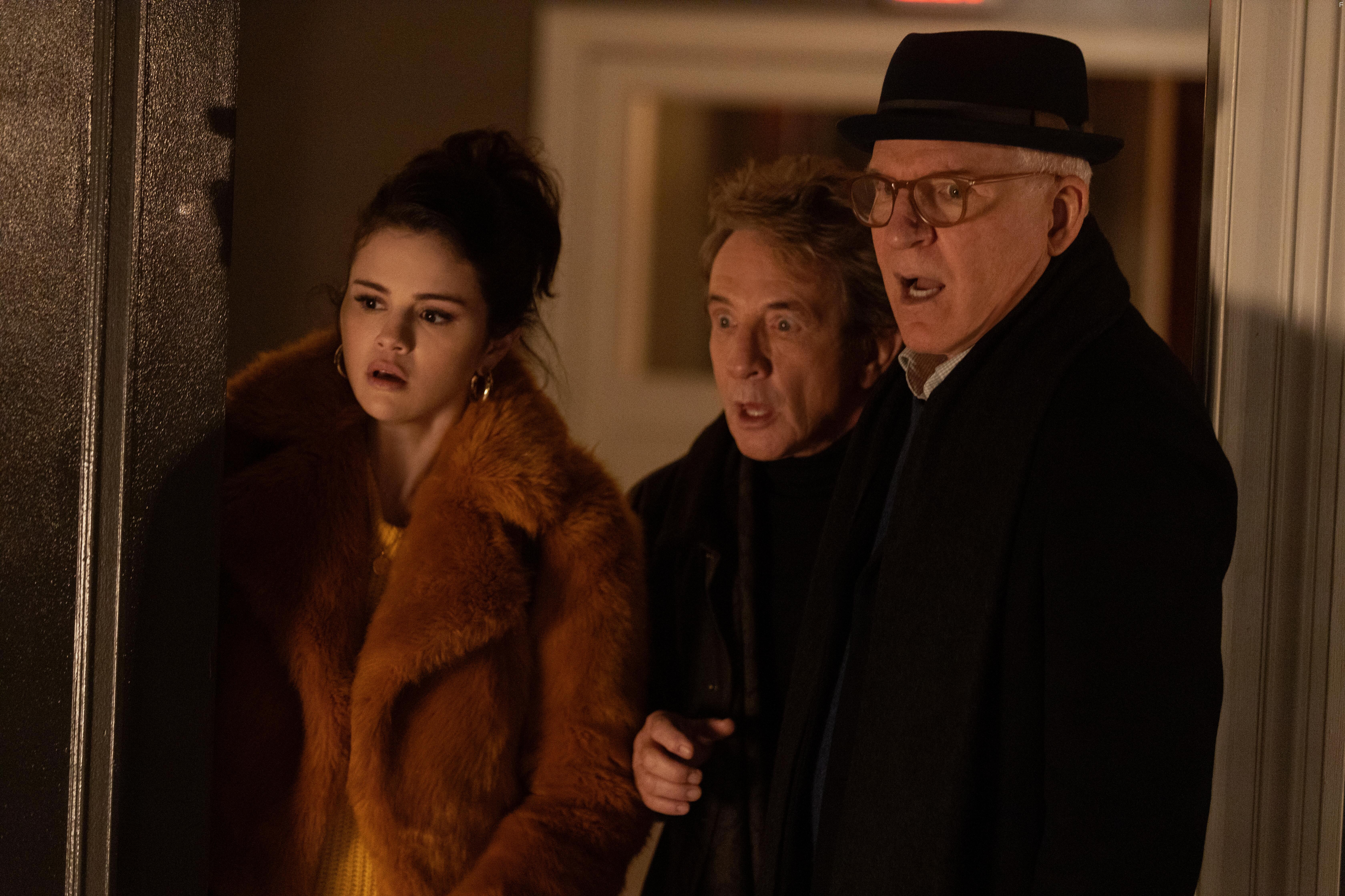 Steve Martin, Martin Short, and Selena Gomez in Only Murders in the Building (2021)