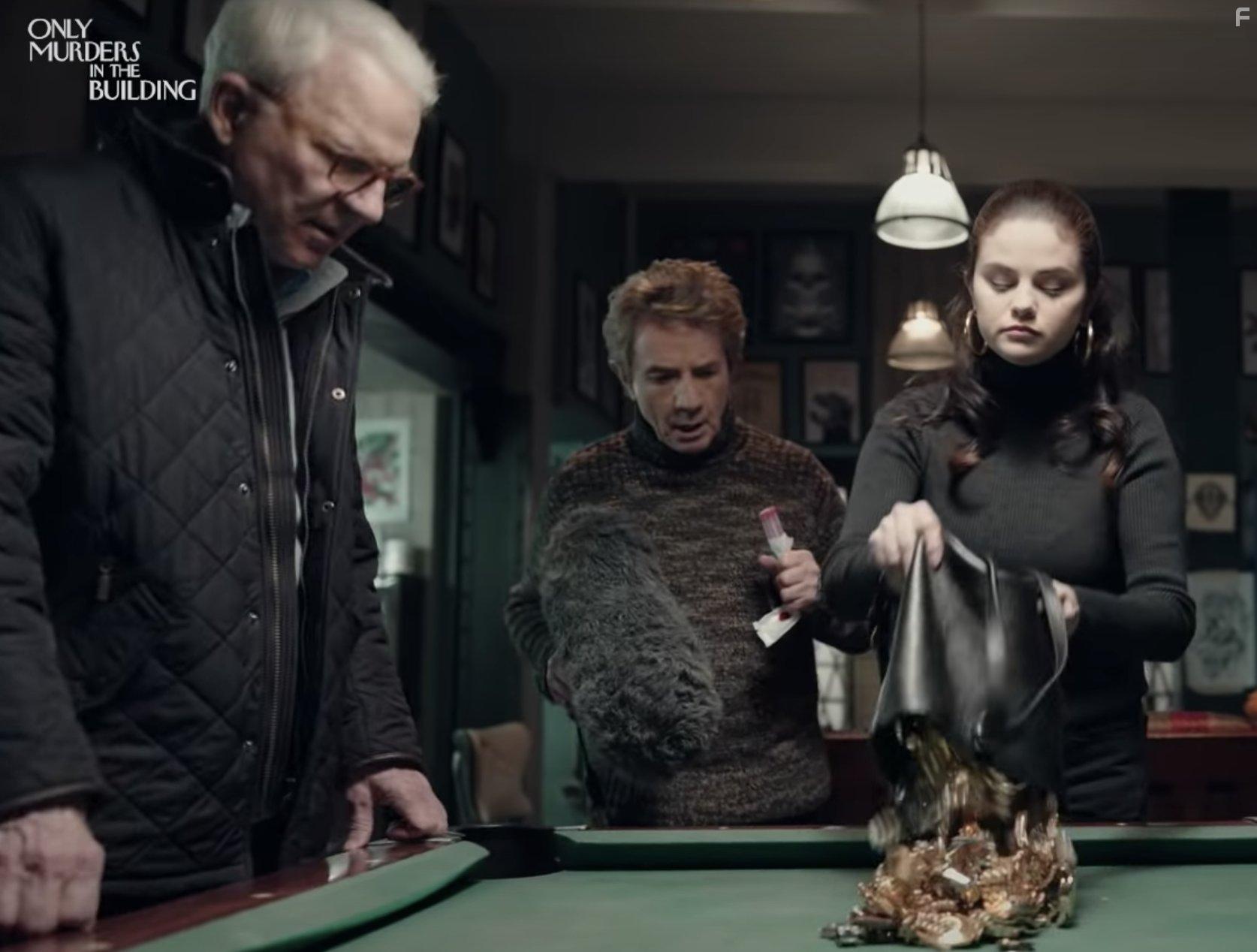 Steve Martin, Martin Short, and Selena Gomez in Only Murders in the Building (2021)