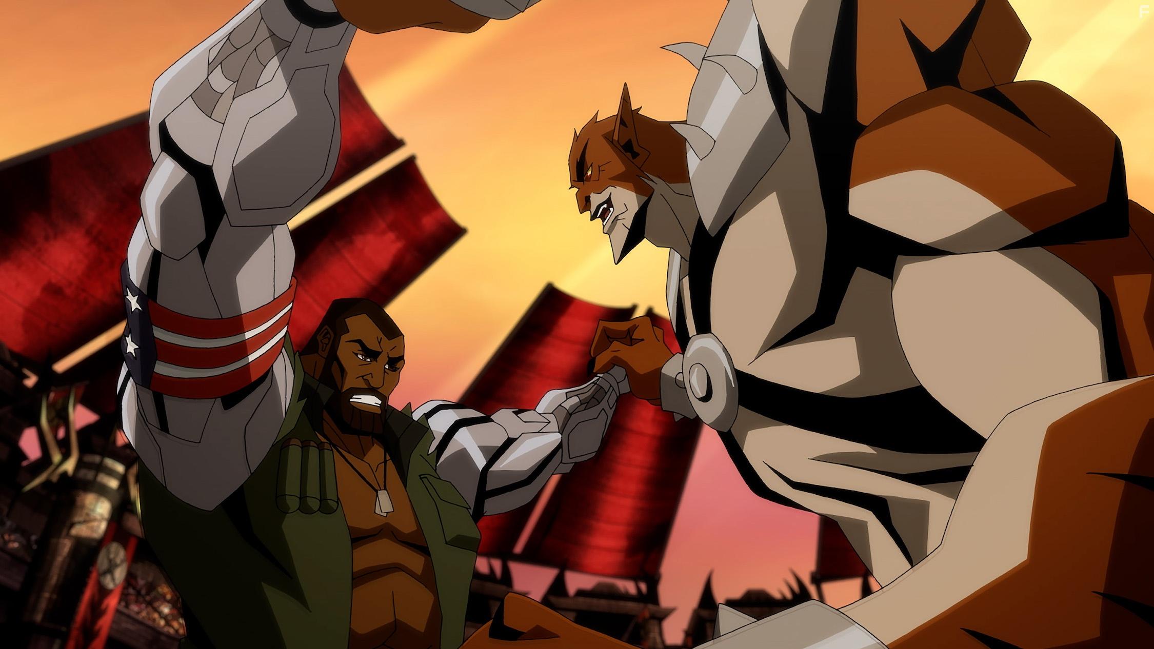 Dave B. Mitchell and Ike Amadi in Mortal Kombat Legends: Battle of the Realms (2021)