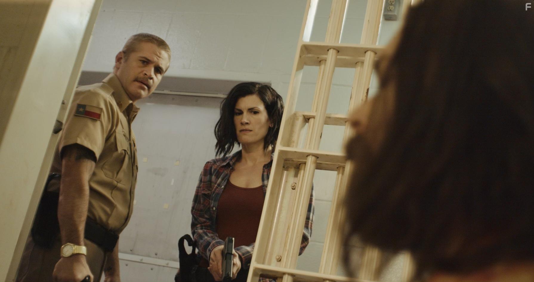 Thom Hallum, Andy Arrasmith, and Rachel G. Whittle in Outlaw's Buckle (2021)