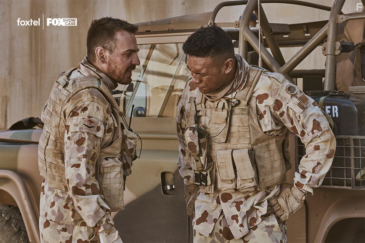 Ewen Leslie and Chris Alosio in Fighting Season (2018)