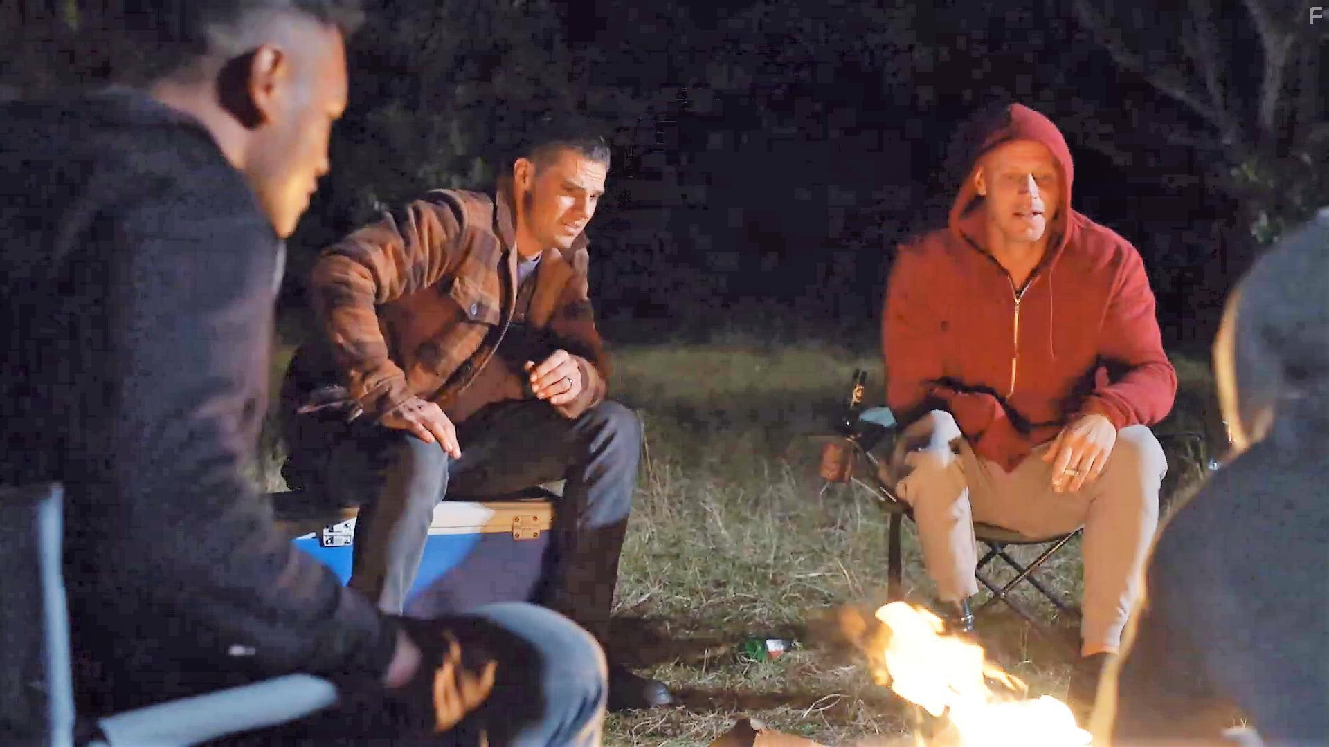 Jay Ryan, Paul de Gelder, and Chris Alosio in Fighting Season (2018)