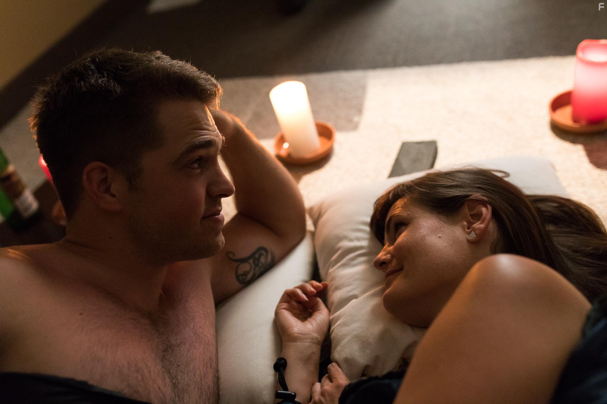 Kristen MacCulloch and Dylan Lloyd in Corporate Prey (2019)