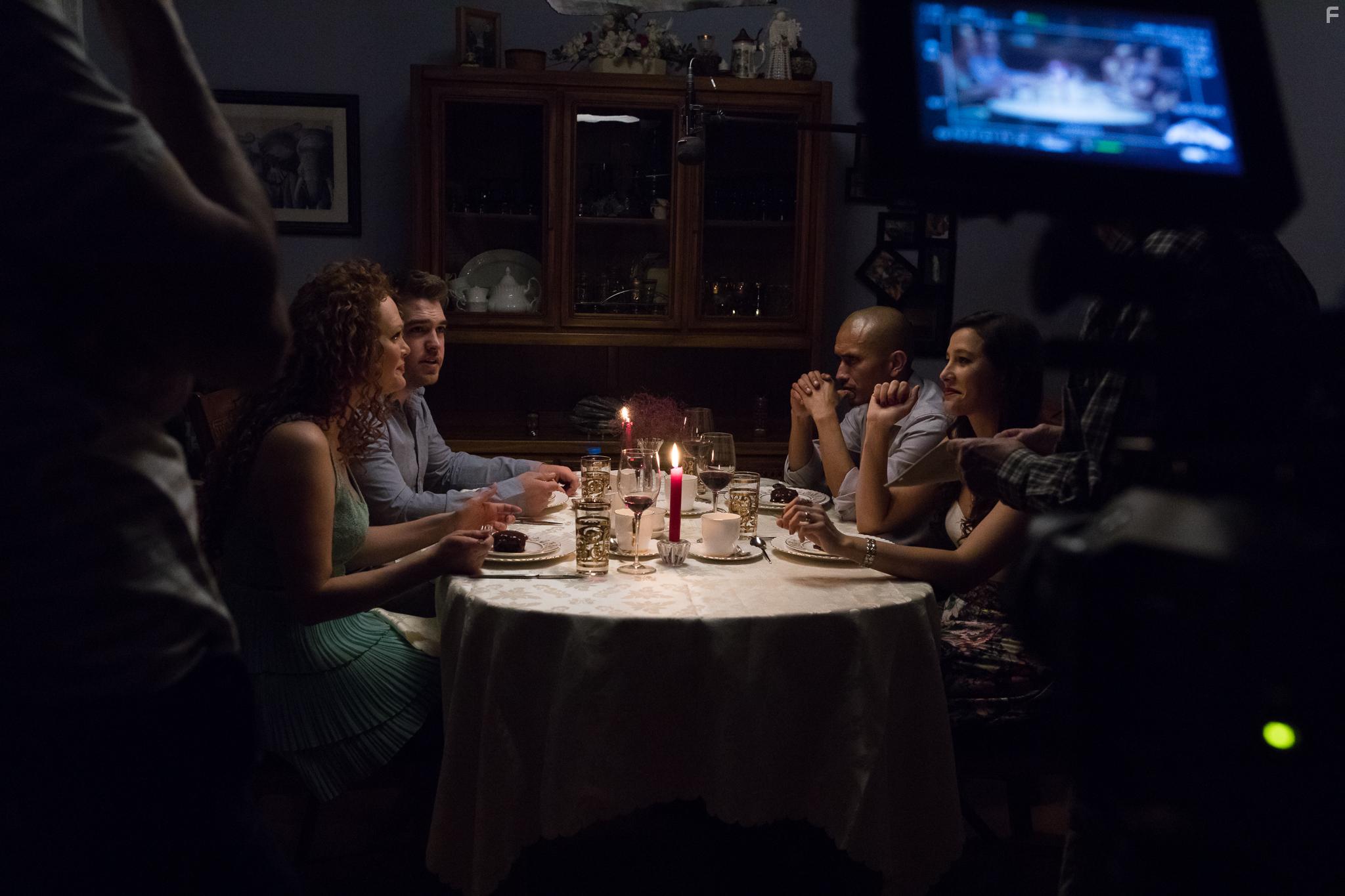 Christine Emes and Dylan Lloyd in Corporate Prey (2019)