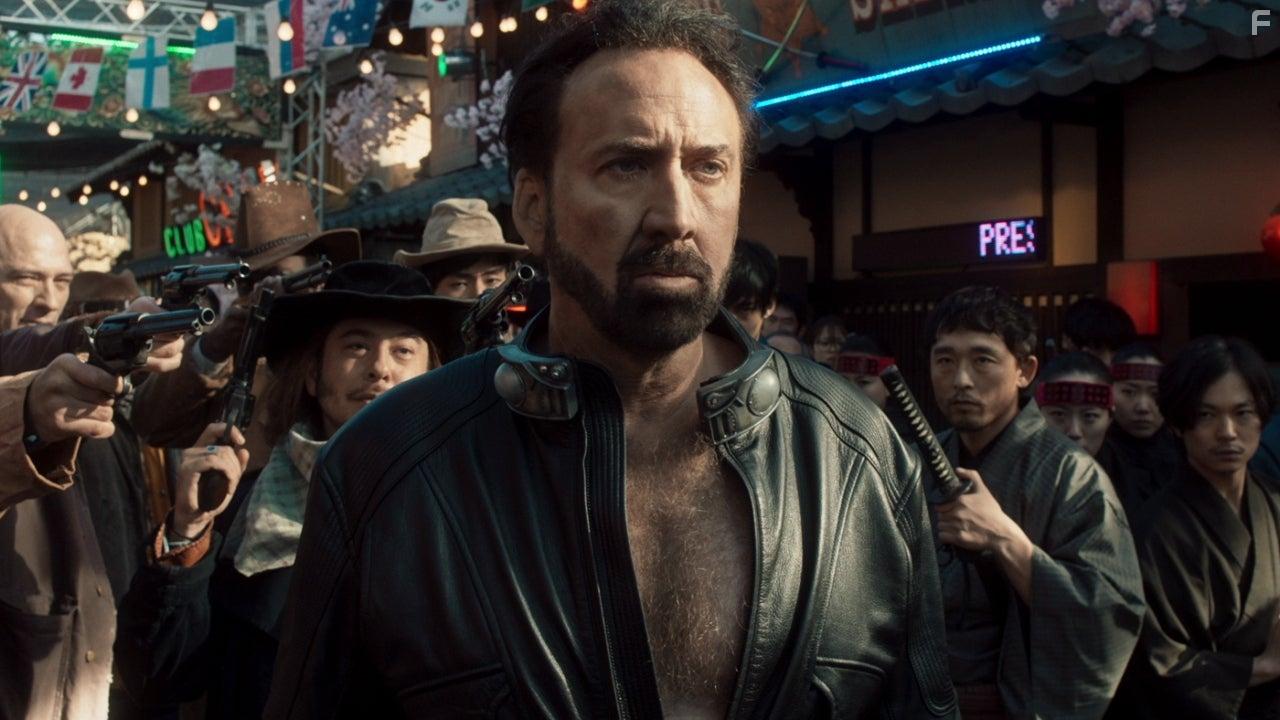 Nicolas Cage in Prisoners of the Ghostland (2021)