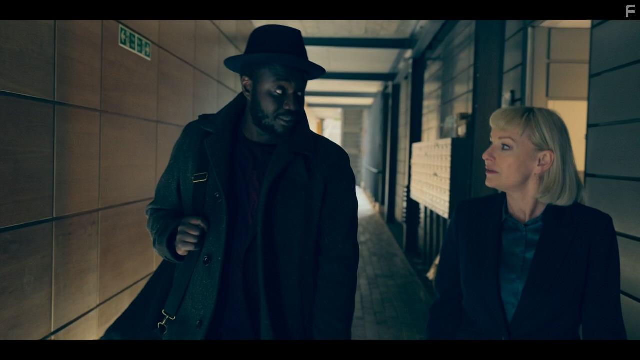Christine Tremarco and Babou Ceesay in Wolfe: Episode #1.4 (2021)