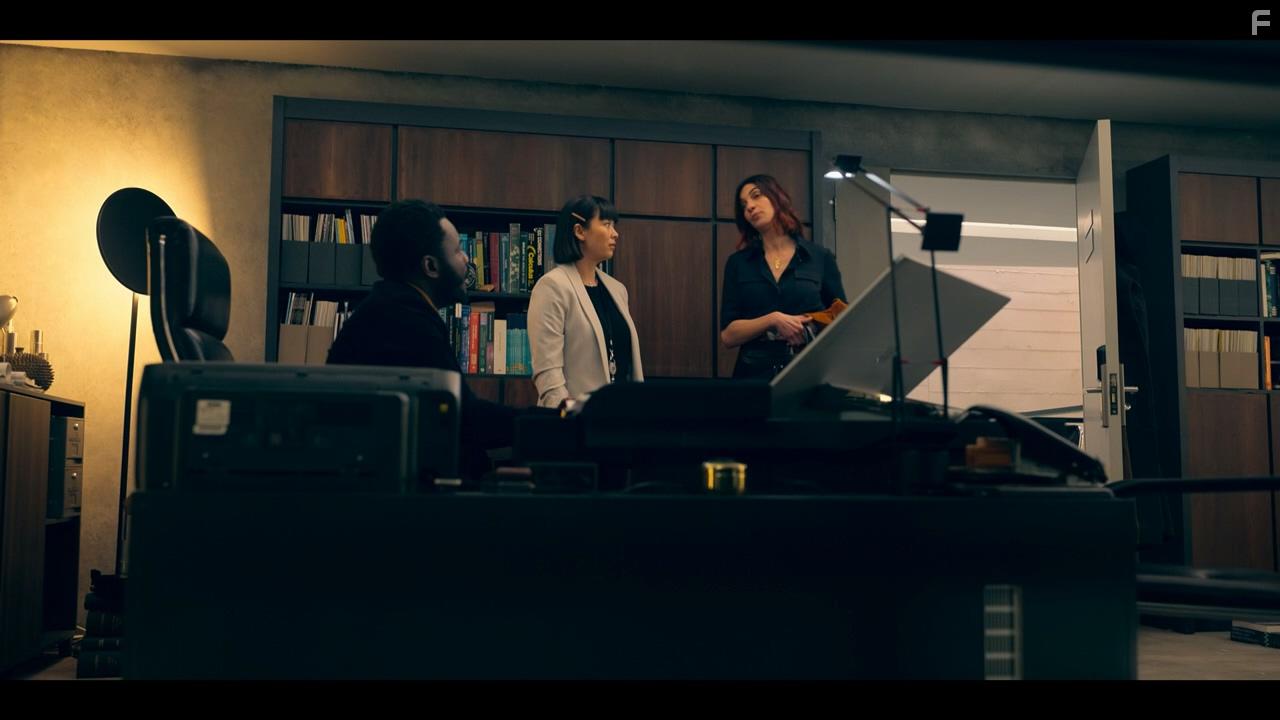 Natalia Tena, Babou Ceesay, and Naomi Yang in Wolfe: Episode #1.3 (2021)