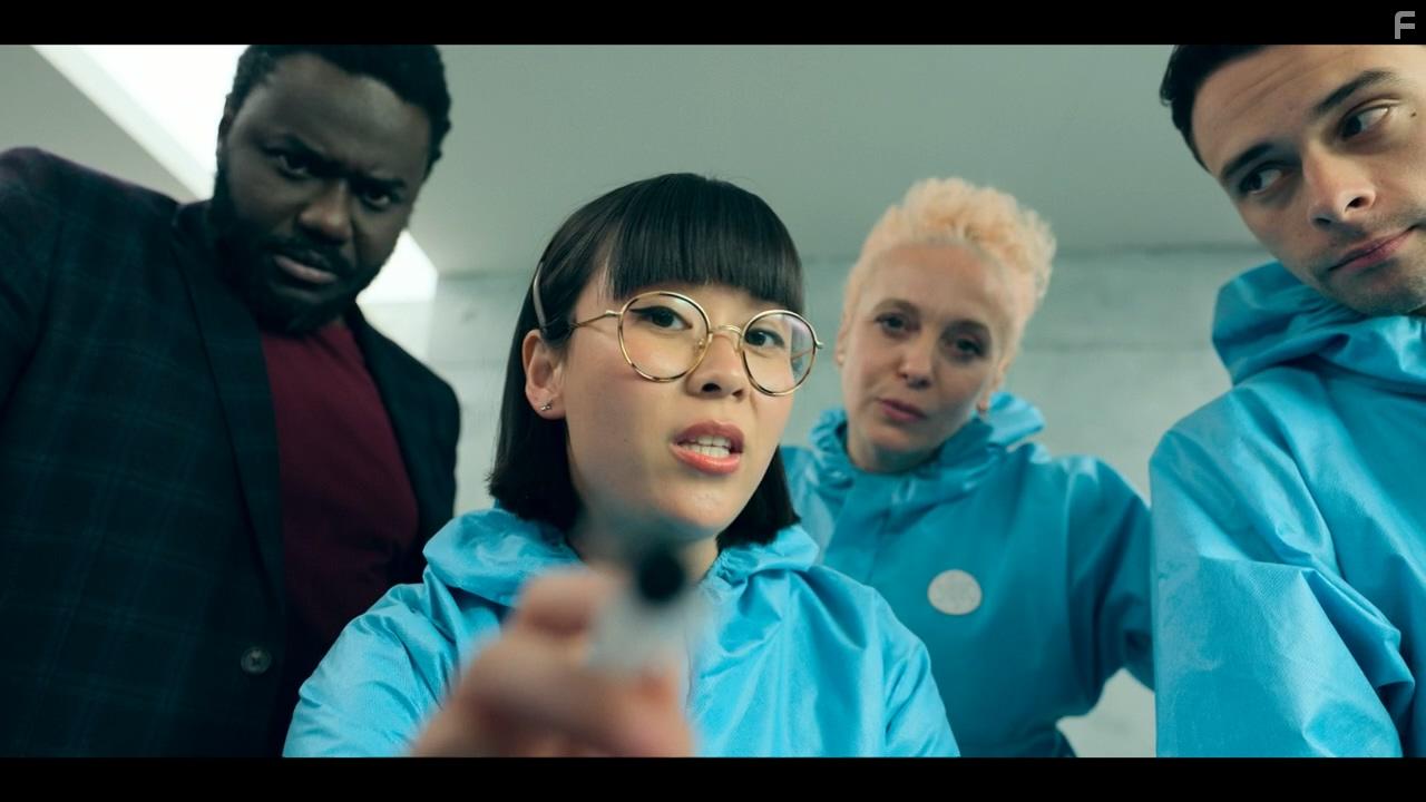 Amanda Abbington, Babou Ceesay, Adam Long, and Naomi Yang in Wolfe: Episode #1.4 (2021)