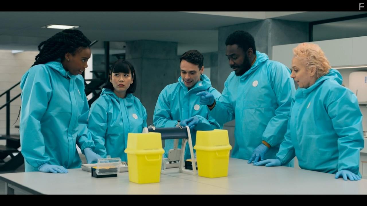 Amanda Abbington, Babou Ceesay, Adam Long, Naomi Yang, and Shaniqua Okwok in Wolfe: Episode #1.3 (2021)