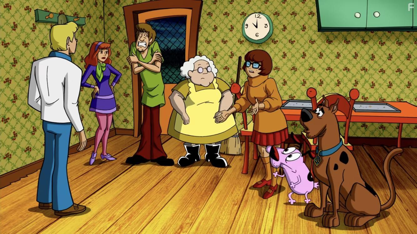 Matthew Lillard, Grey Griffin, Marty Grabstein, Frank Welker, Thea White, and Kate Micucci in Straight Outta Nowhere: Scooby-Doo! Meets Courage the Cowardly Dog (2021)