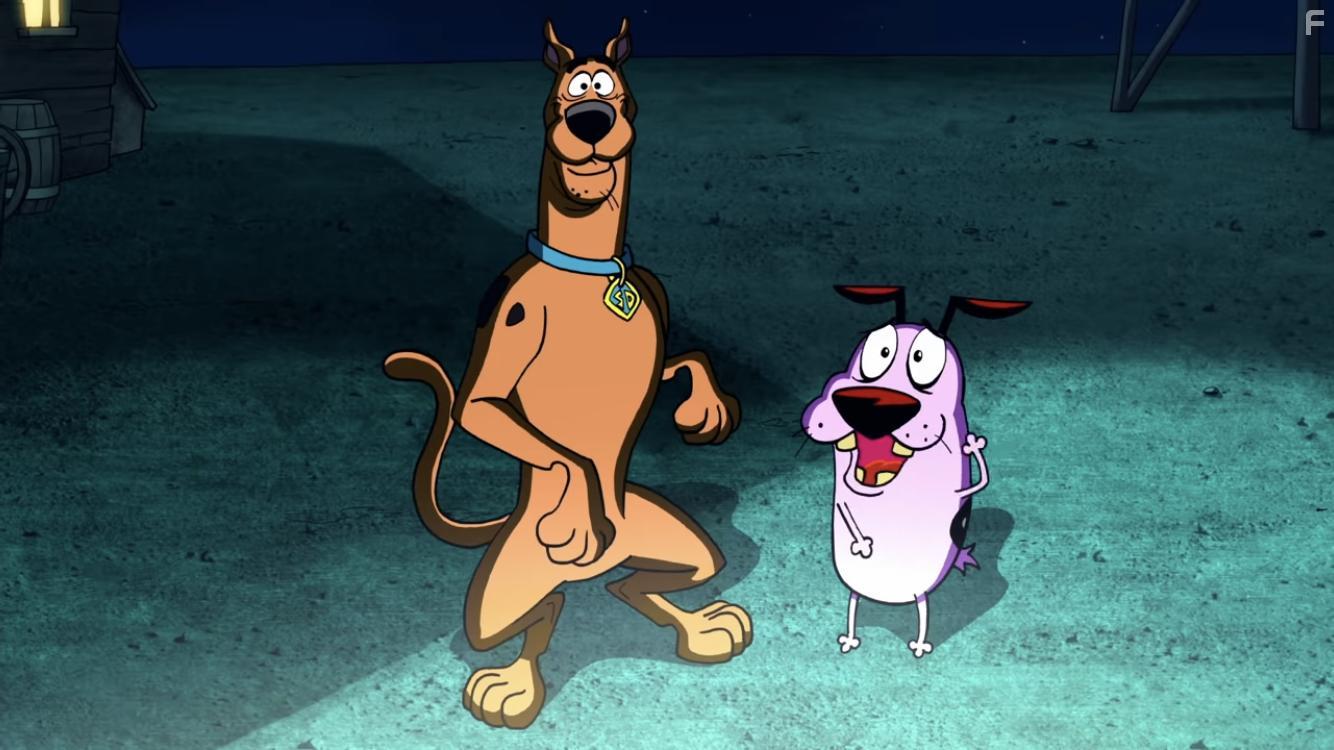 Marty Grabstein and Frank Welker in Straight Outta Nowhere: Scooby-Doo! Meets Courage the Cowardly Dog (2021)