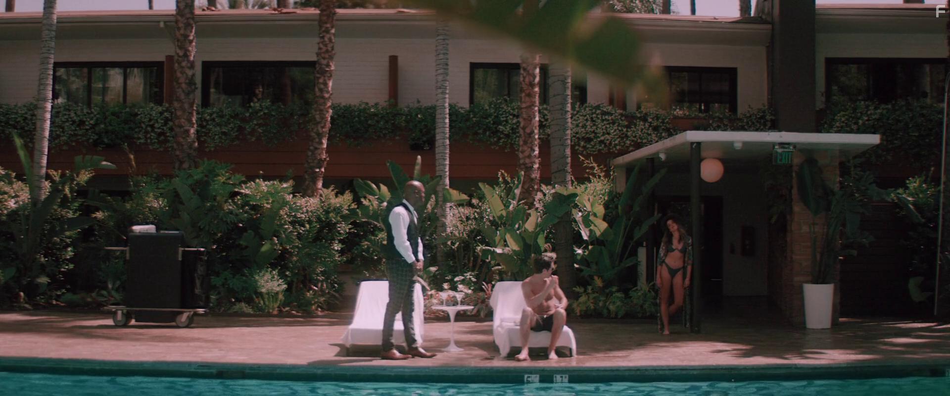 Kevin Daniels, Brendan Hines, and Tatjana Marjanovic in Shelter in Place (2021)