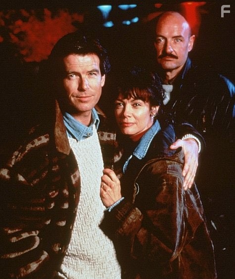 Pierce Brosnan and Shanna Reed in Don't Talk to Strangers (1994)