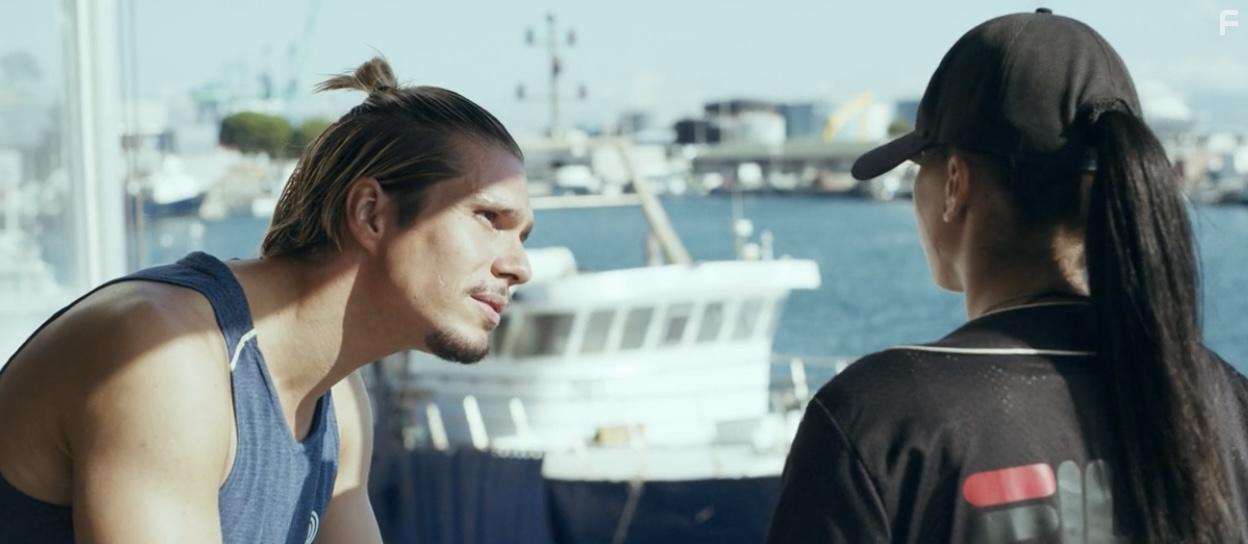 Franois Civil and Kenza Fortas in BAC Nord (2020)