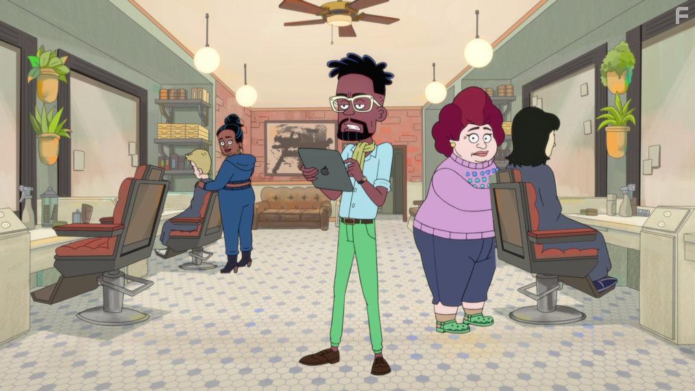 Katie Rich, RuPaul, and Da'Vine Joy Randolph in Chicago Party Aunt (2021)