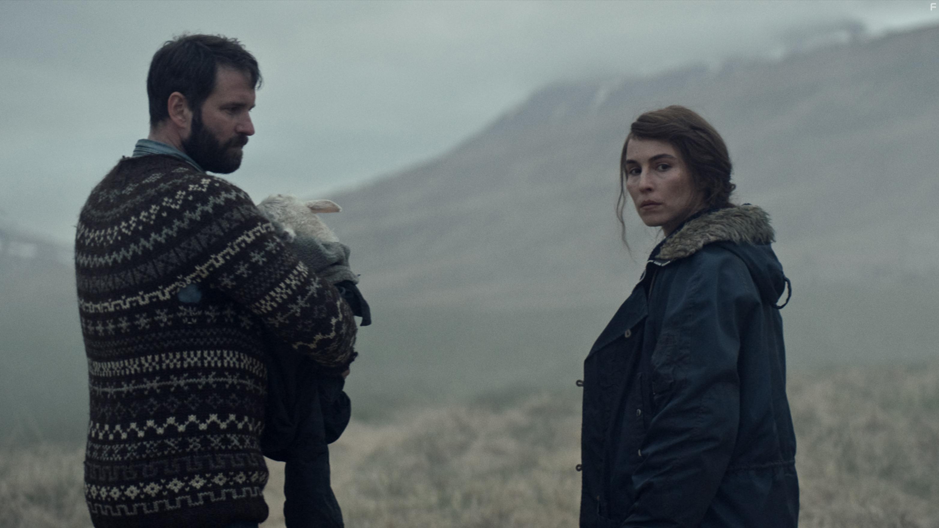 Hilmir Snr Gunason and Noomi Rapace in Lamb (2021)