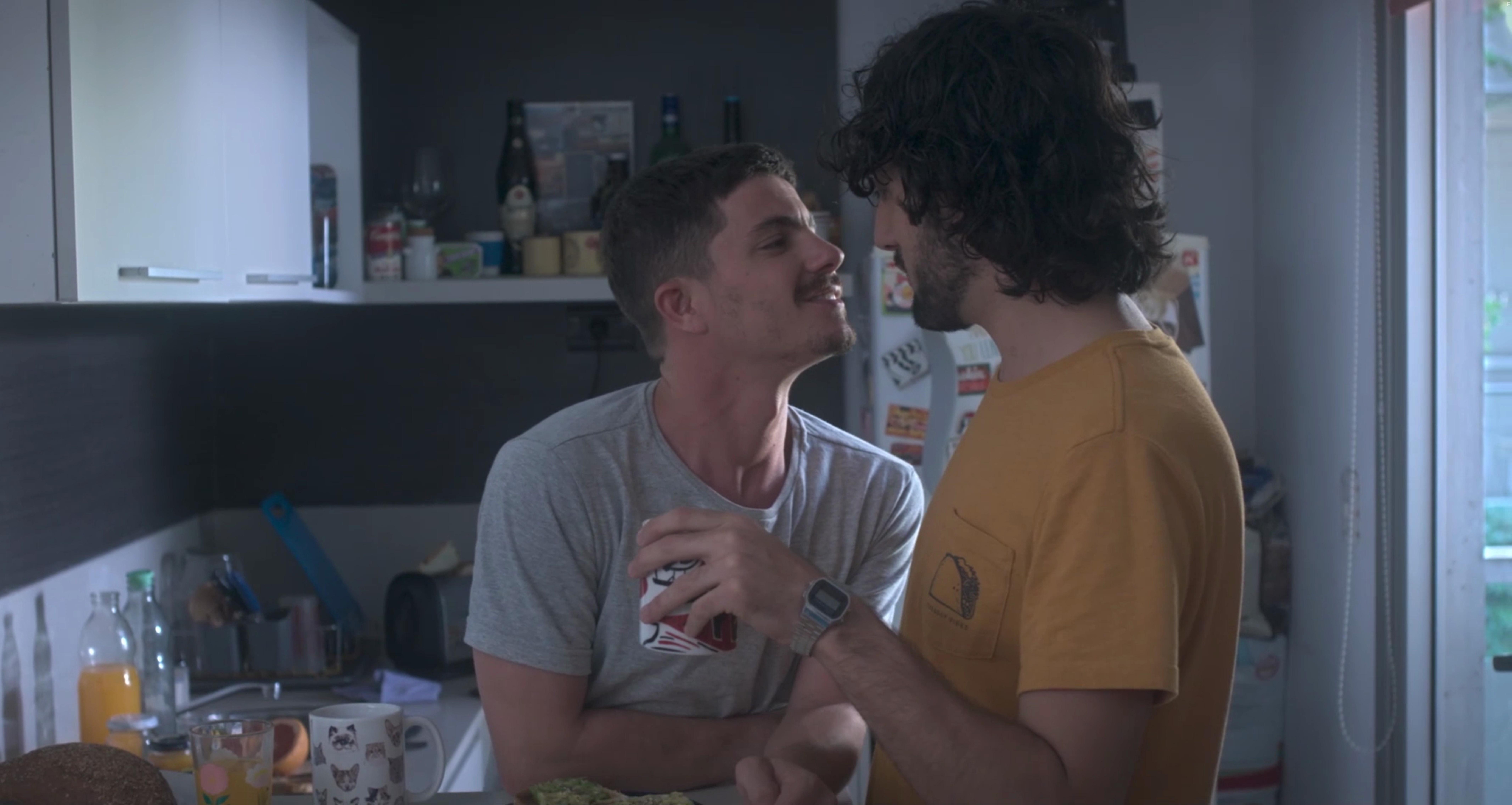 Ramiro Delgado and Facundo Gamband in Todos tenemos un muerto en el placard o un hijo en el clset (2020)