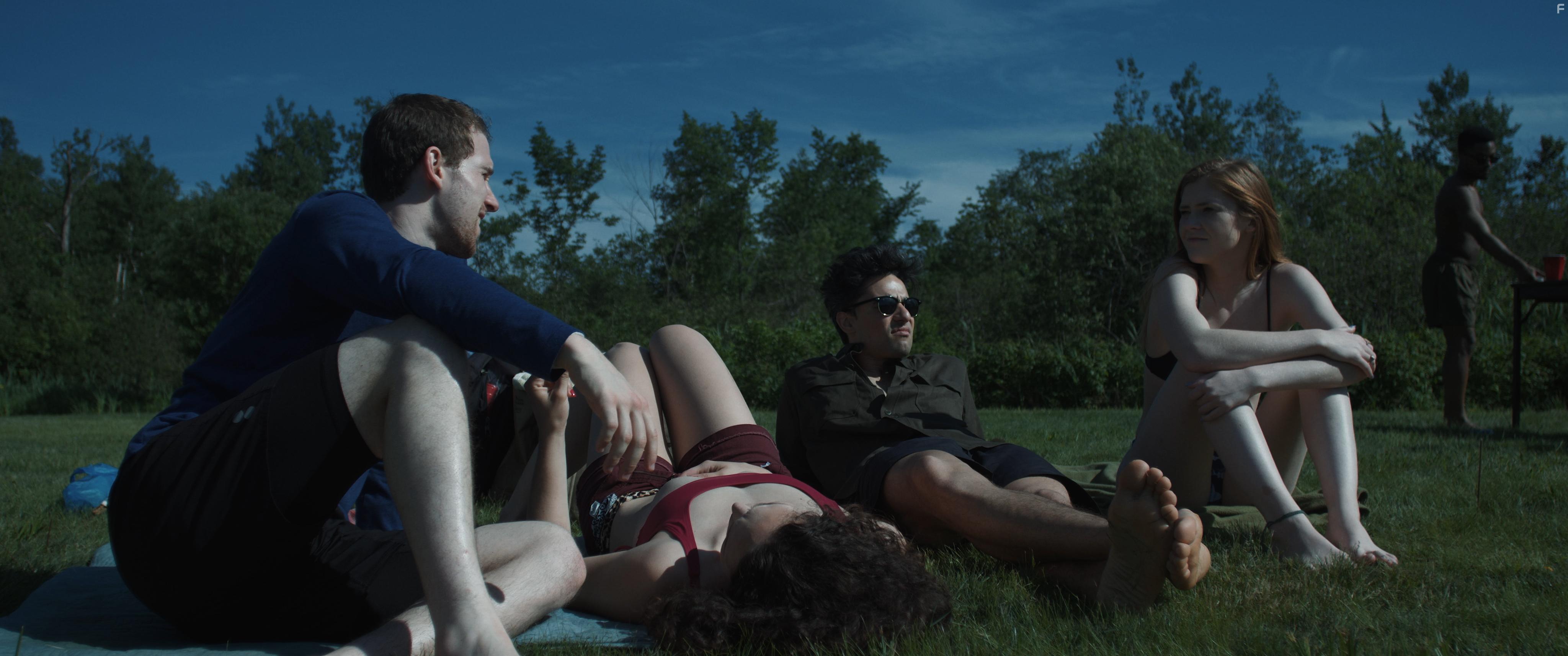 Mally Corrigan, Niguel Quinn, Aaron Latta-Morissette, Jessie Mac, and Daniel Victor in The Alpines (2021)