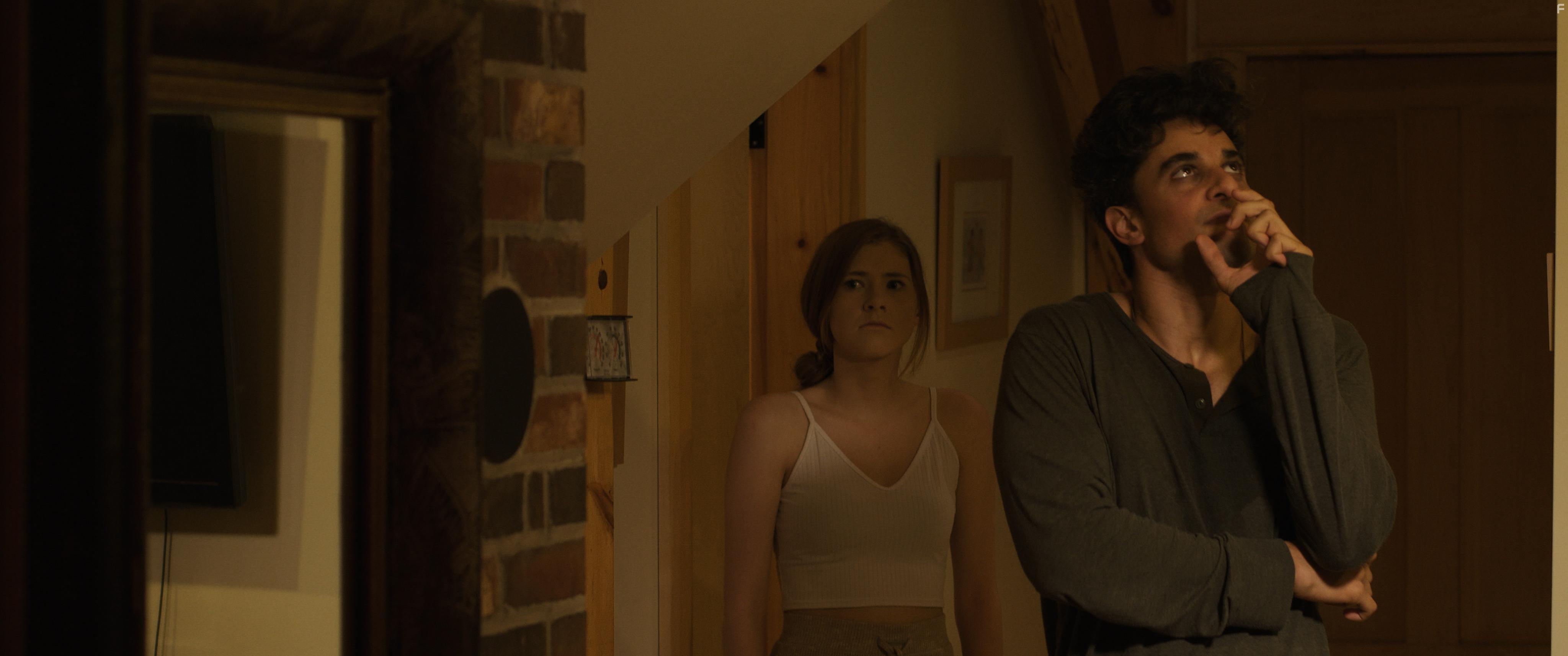 Mally Corrigan and Daniel Victor in The Alpines (2021)